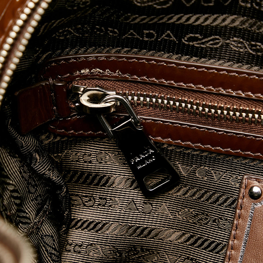 Prada Patent Leather Satchel (SHG-37314)