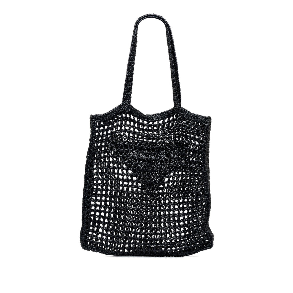 Prada Raffia Logo Tote (SHG-oEPZ2T)