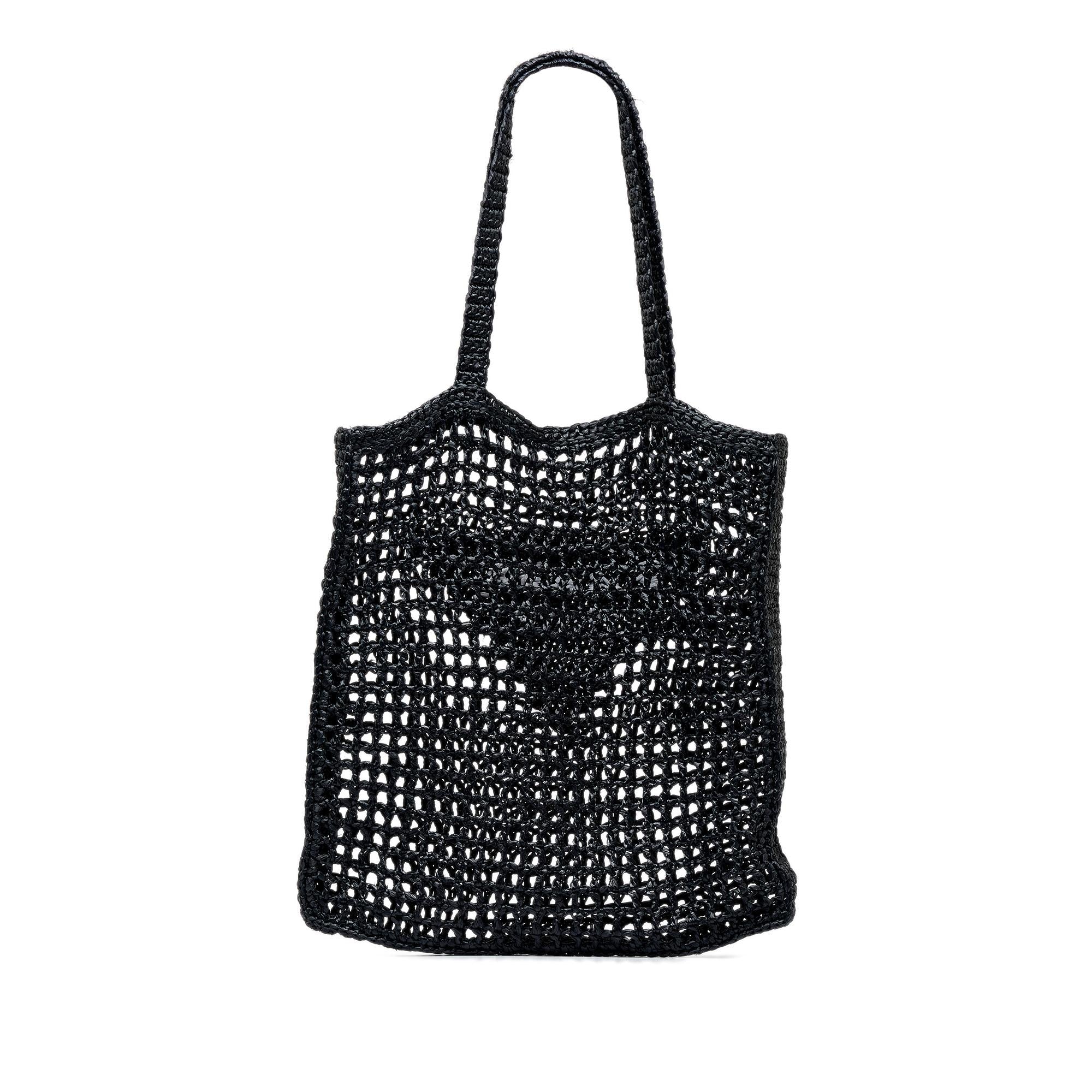 Prada Raffia Logo Tote (SHG-oEPZ2T)