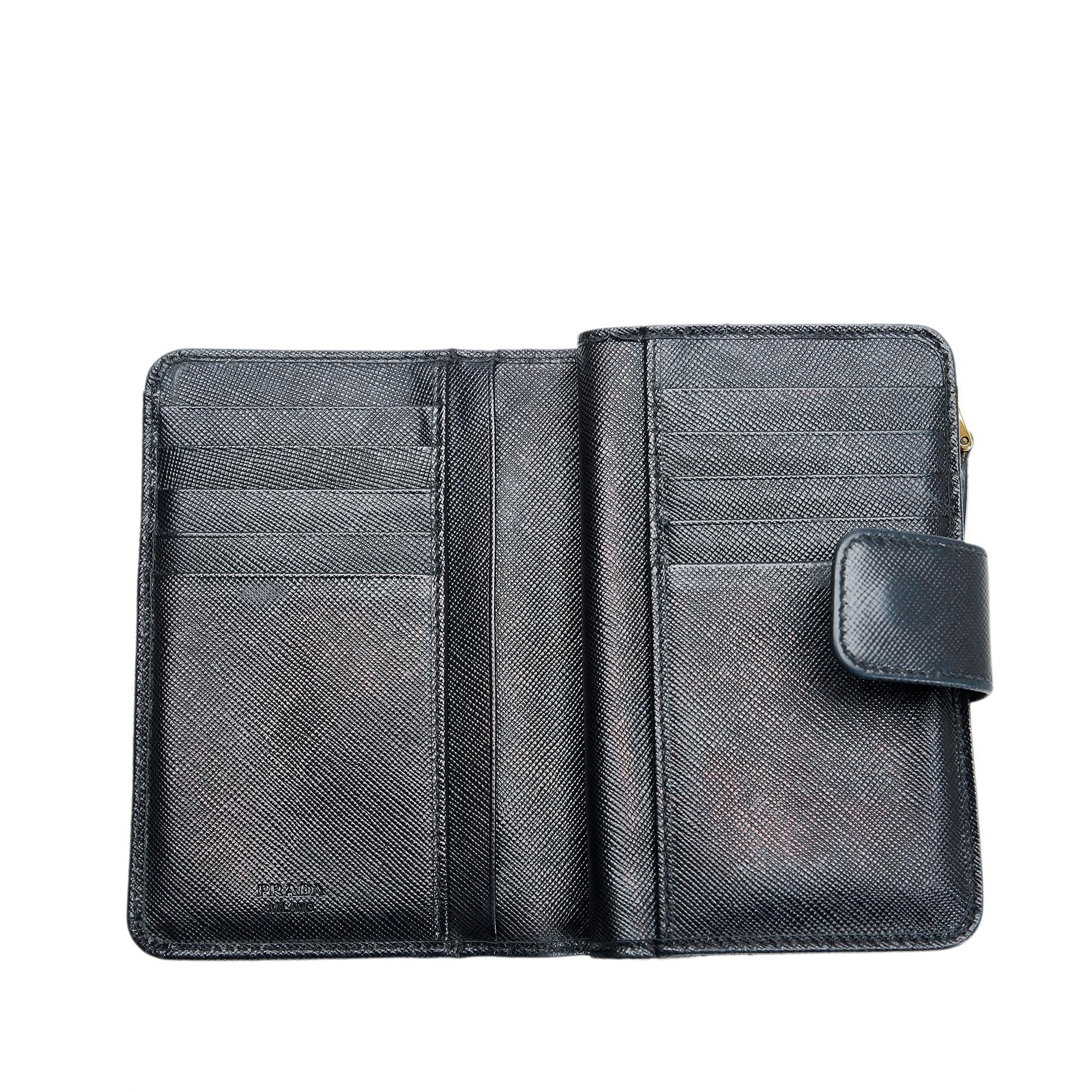 Prada Saffiano Bi-fold Wallet (SHG-0fcwUT)