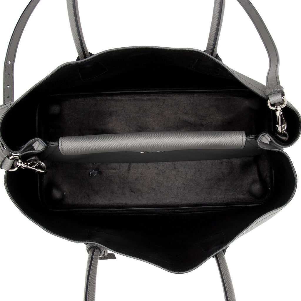 Prada Saffiano Cuir Double Handle Medium Tote (SHF-zjTFPc)