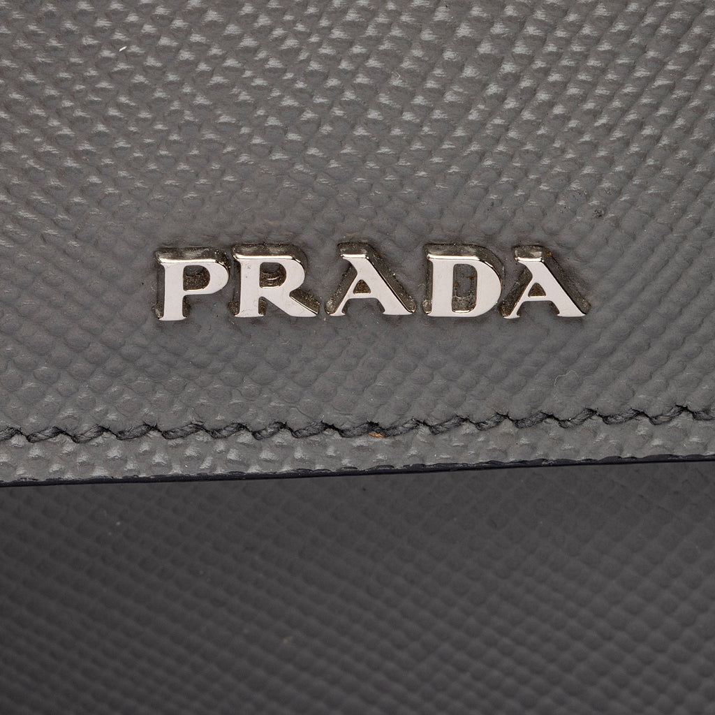 Prada Saffiano Cuir Double Handle Medium Tote (SHF-zjTFPc)