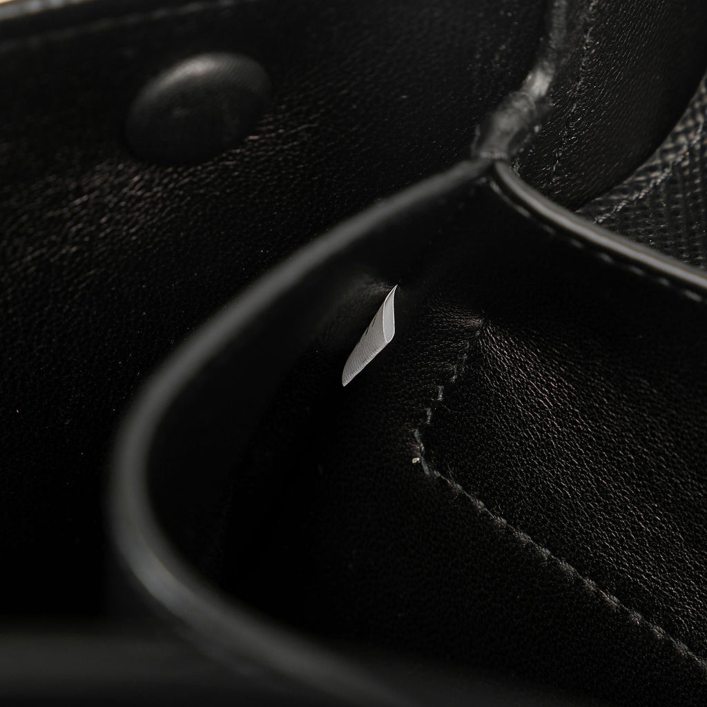 Prada Saffiano Double Turnlock Satchel (SHG-YAGoX0)