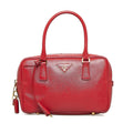 Prada Saffiano Lux Bauletto Handbag (SHG-my19Yr)