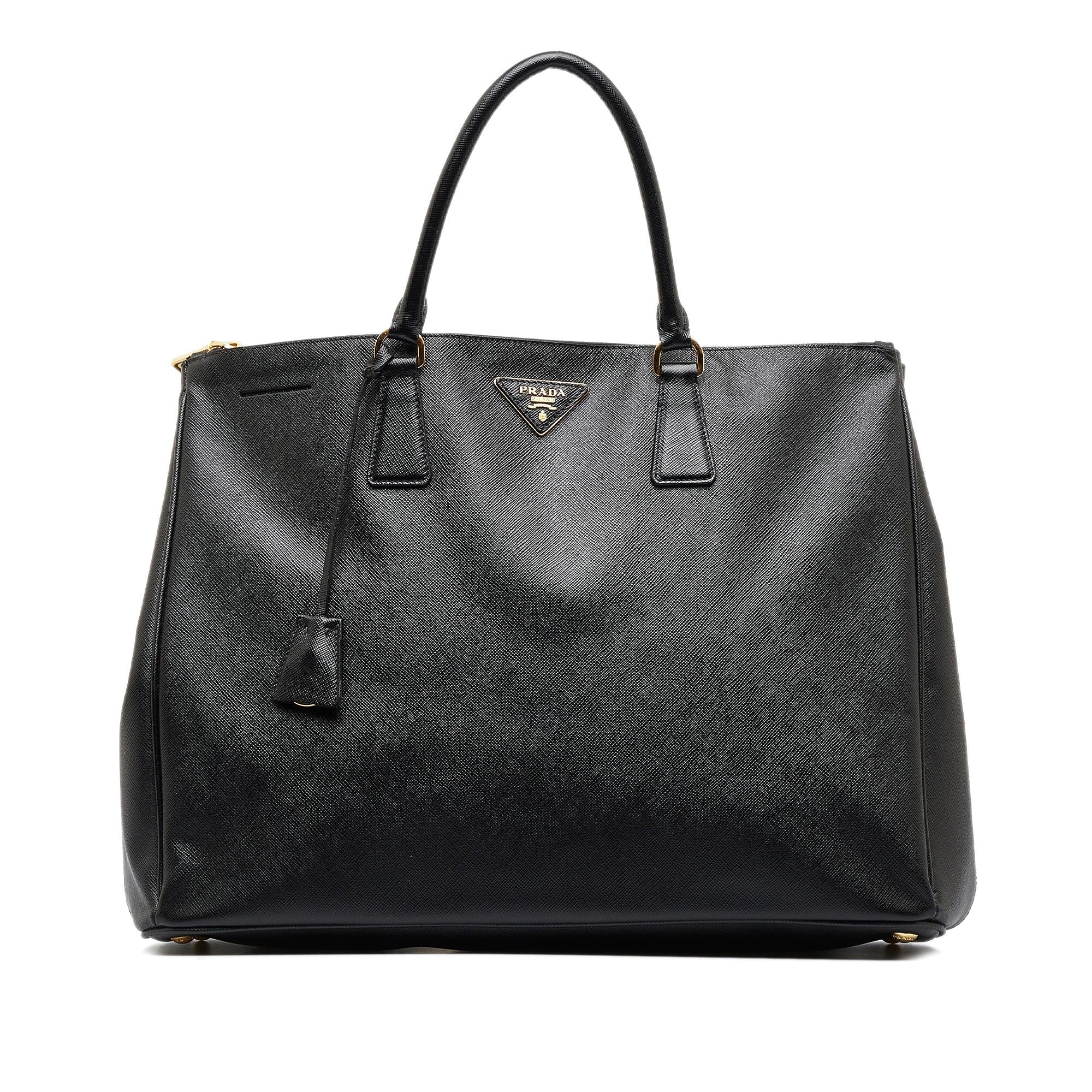 Prada Saffiano Lux Galleria Double Zip Tote (SHG-eRftwn)