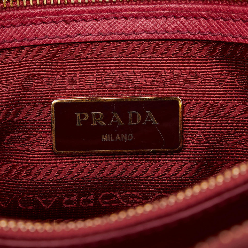 Prada Saffiano Lux Promenade Satchel (SHG-gst9st)