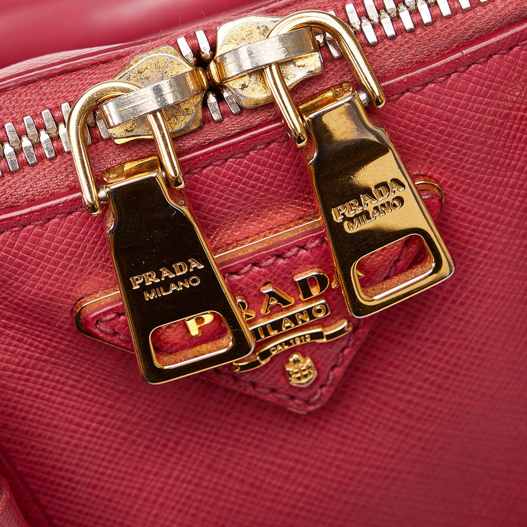 Prada Saffiano Lux Promenade Satchel (SHG-gst9st)