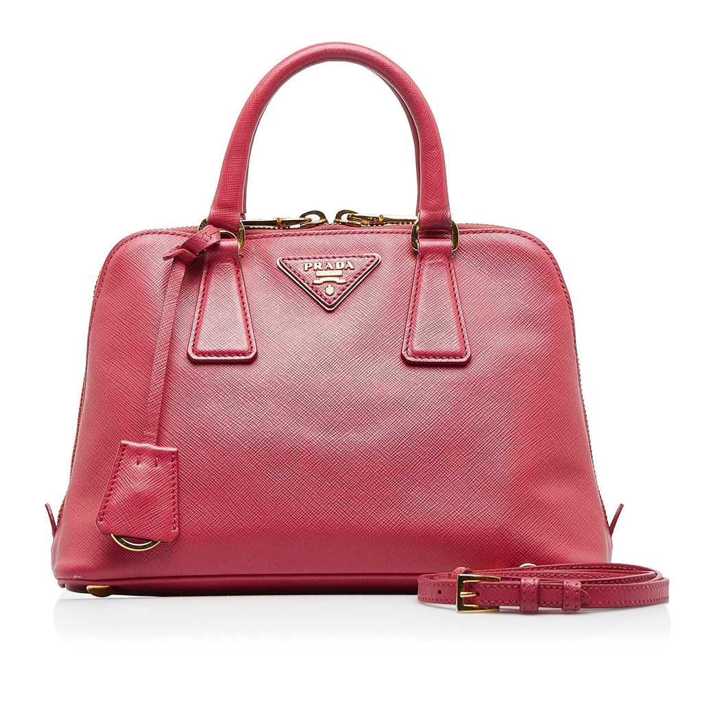 Prada Saffiano Lux Promenade Satchel (SHG-gst9st)