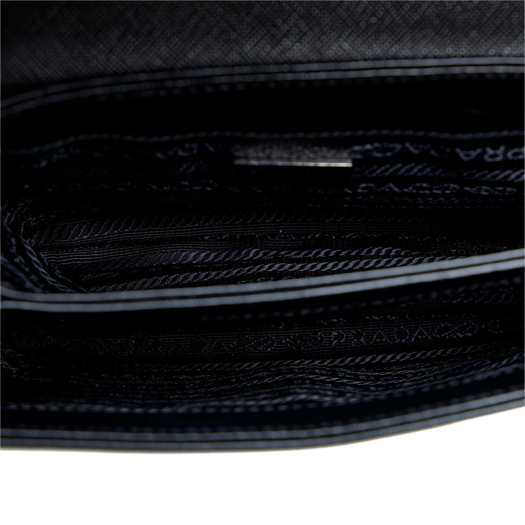 Prada Saffiano and City Calf Chain Crossbody Bag (SHG-CNo78j)