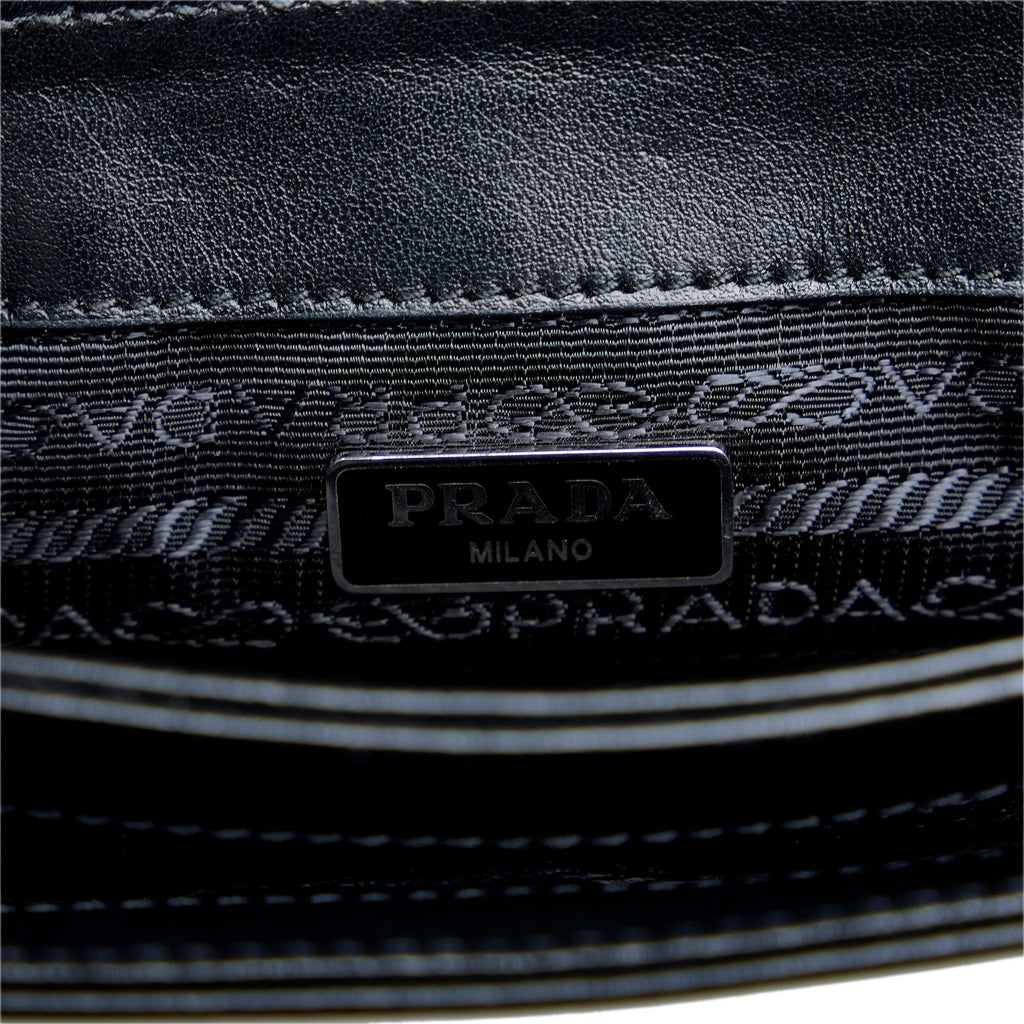 Prada Saffiano and City Calf Chain Crossbody Bag (SHG-CNo78j)