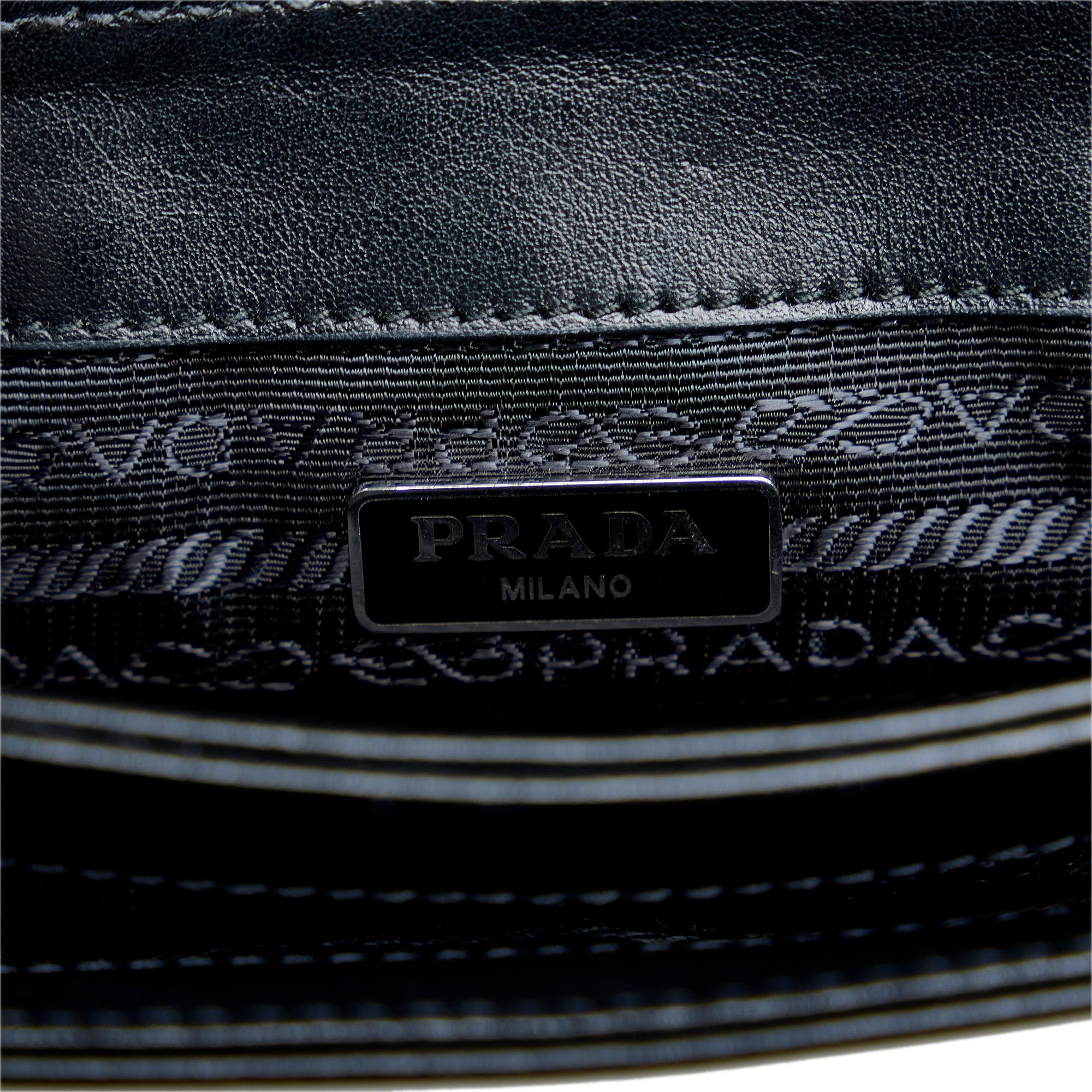 Prada Saffiano and City Calf Chain Crossbody Bag (SHG-CNo78j)
