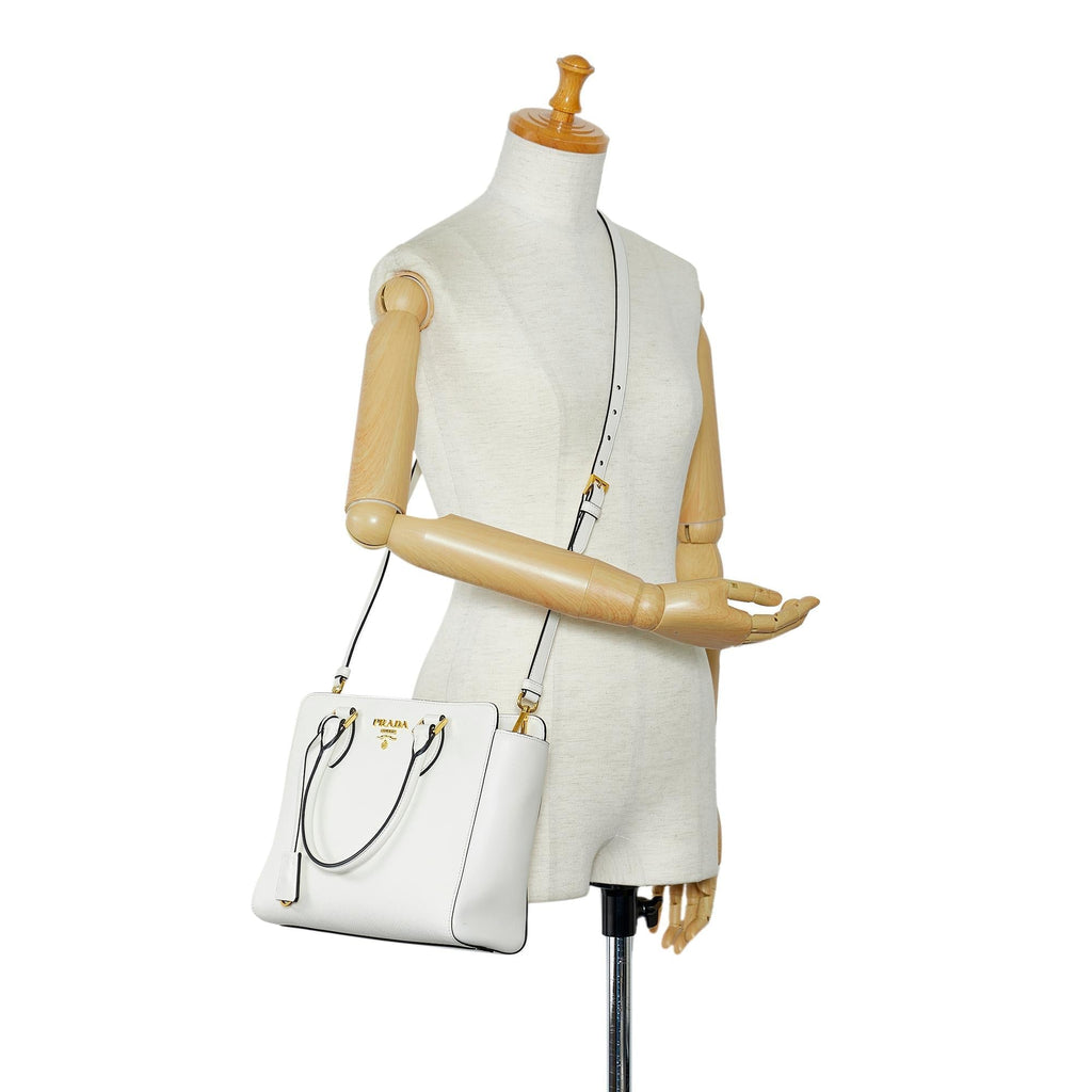 Prada Saffiano and Soft Calf Satchel (SHG-WmkMwI)