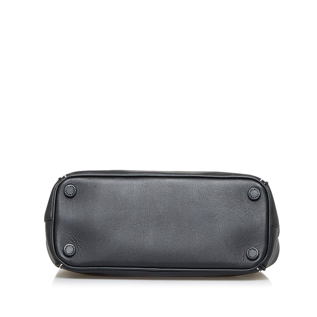 Prada Small City Calf Hand Stitched Galleria Double Zip (SHG-Tte58w)