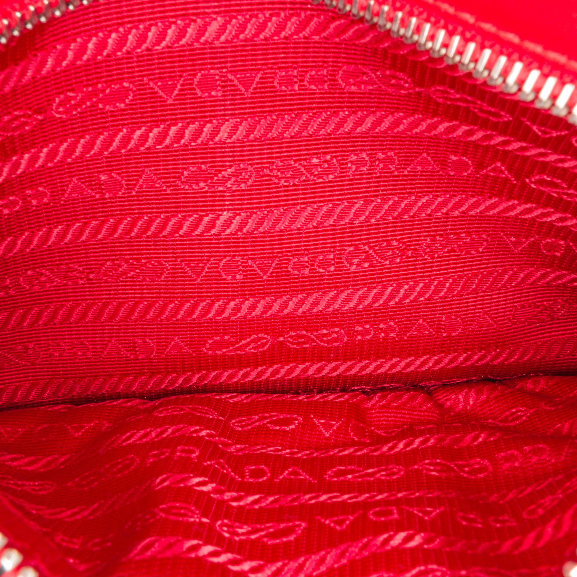 Prada Soft Calf Impunture Diagramme Waist Bag (SHG-KIhUla)