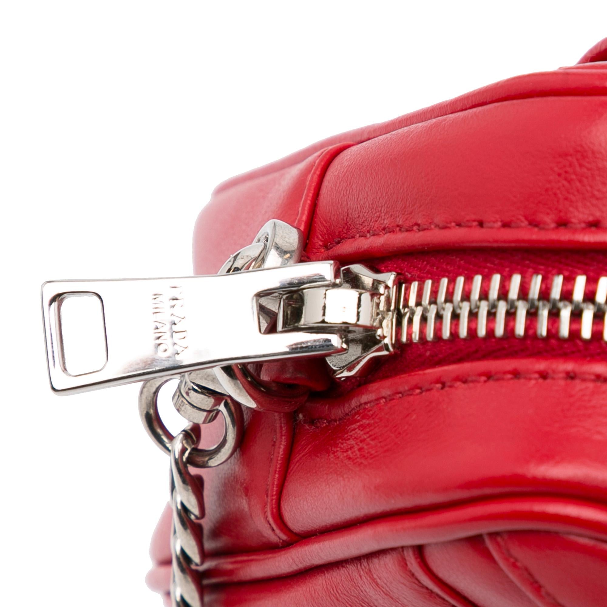 Prada Soft Calf Impunture Diagramme Waist Bag (SHG-KIhUla)