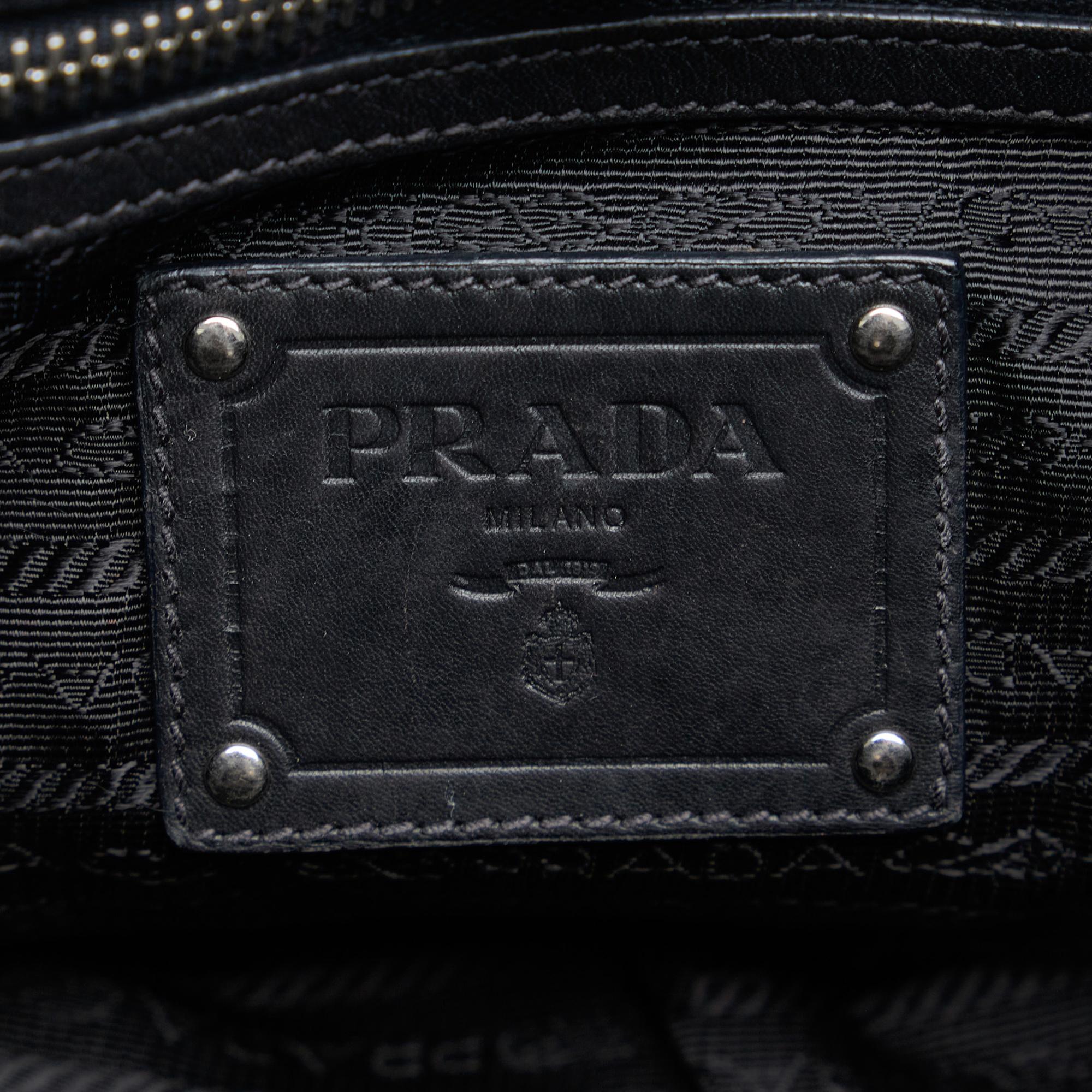 Prada Soft Calf Side Pocket Shoulder Bag (SHG-ZwCuzX)