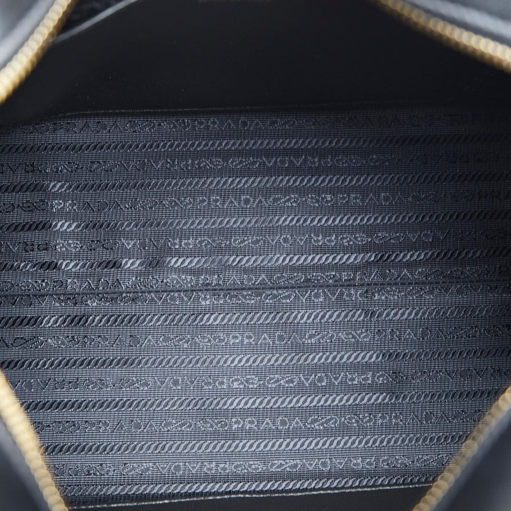 Prada Soft Calf-Trimmed Saffiano Esplanade (SHG-DqWXsj)