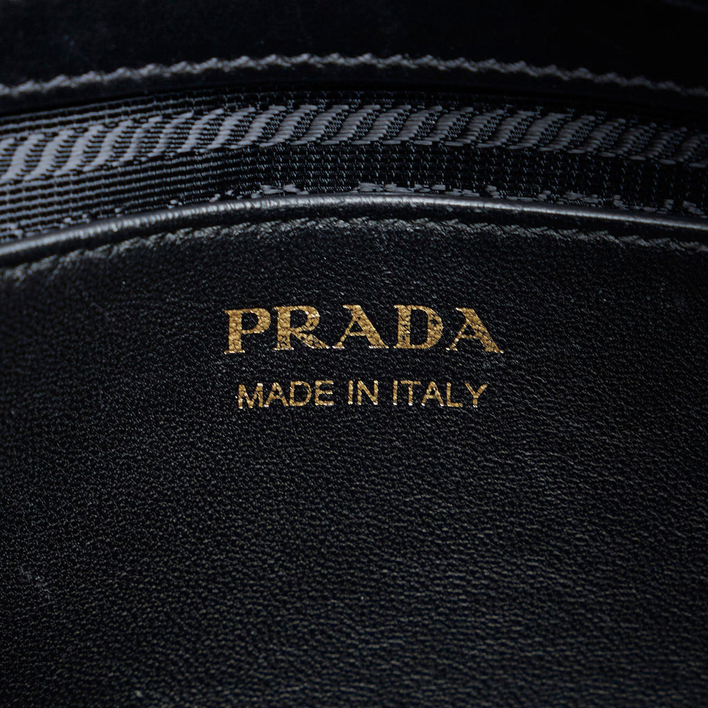 Prada Soft Calf-Trimmed Saffiano Esplanade (SHG-DqWXsj)
