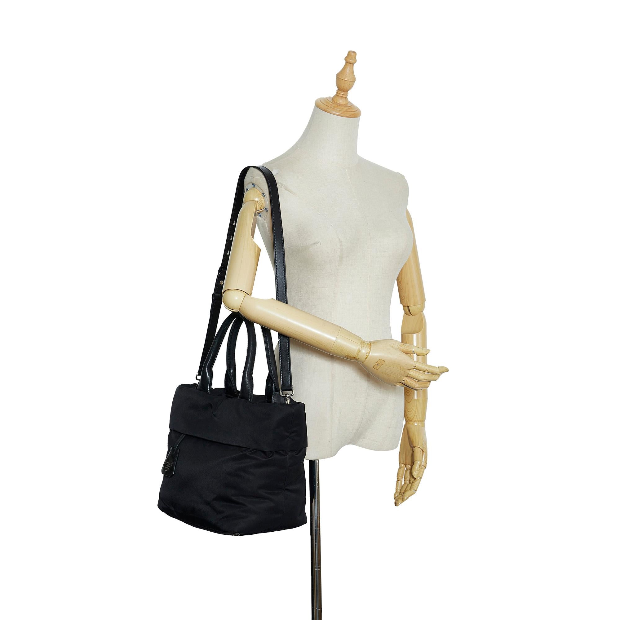 Prada Tessuto Reversible Satchel (SHG-rfBHib)