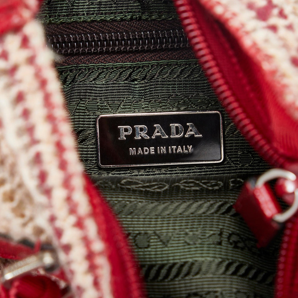 Prada Tweed Handbag (SHG-y5j6ta)