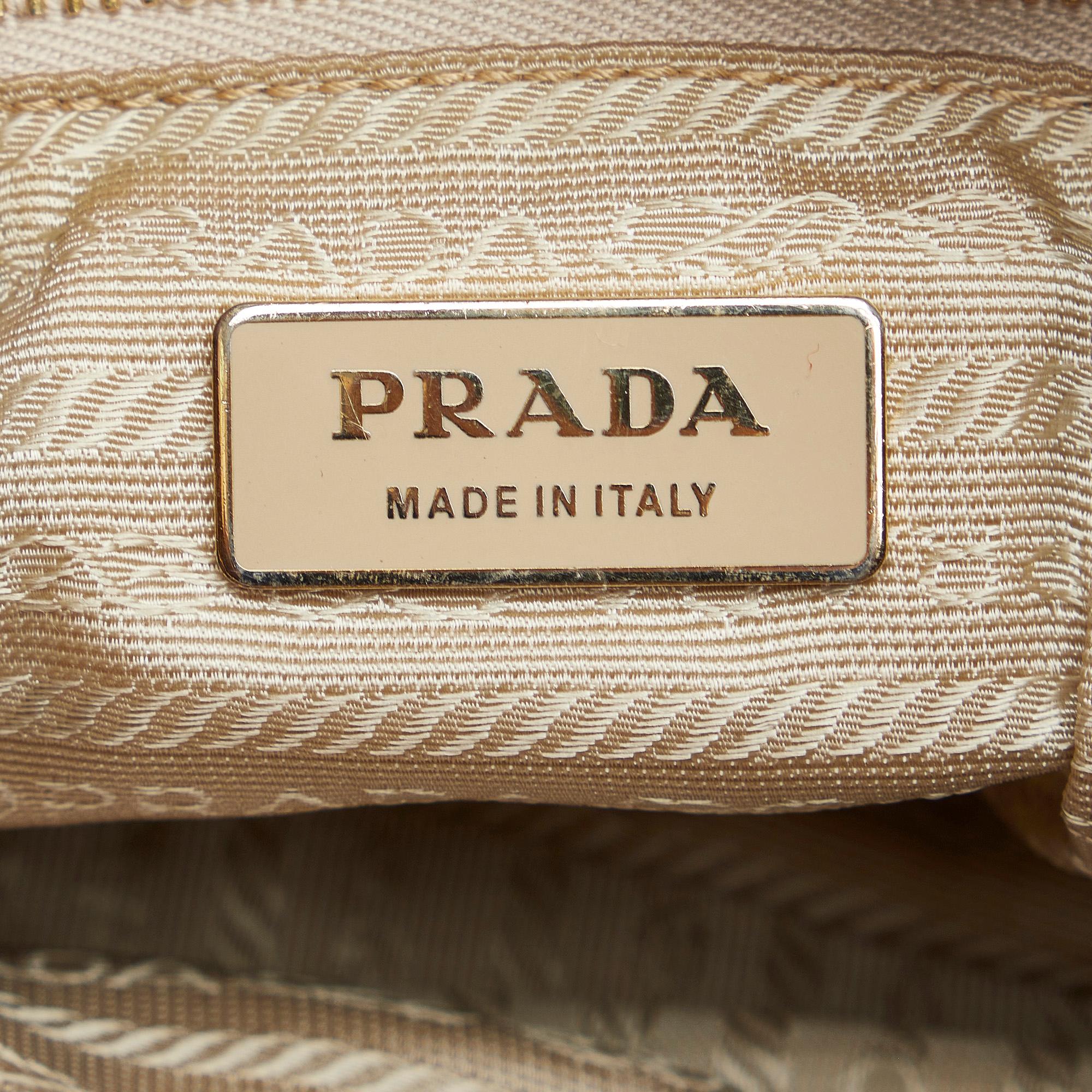 Prada Venice Watercolor Canvas Shoulder Bag (SHG-edyuc2)