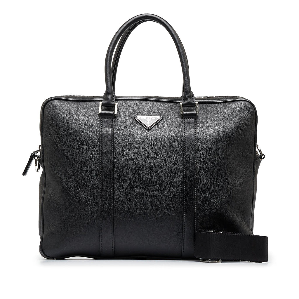 Prada Vitello Daino Business Bag (SHG-VoDzyK)