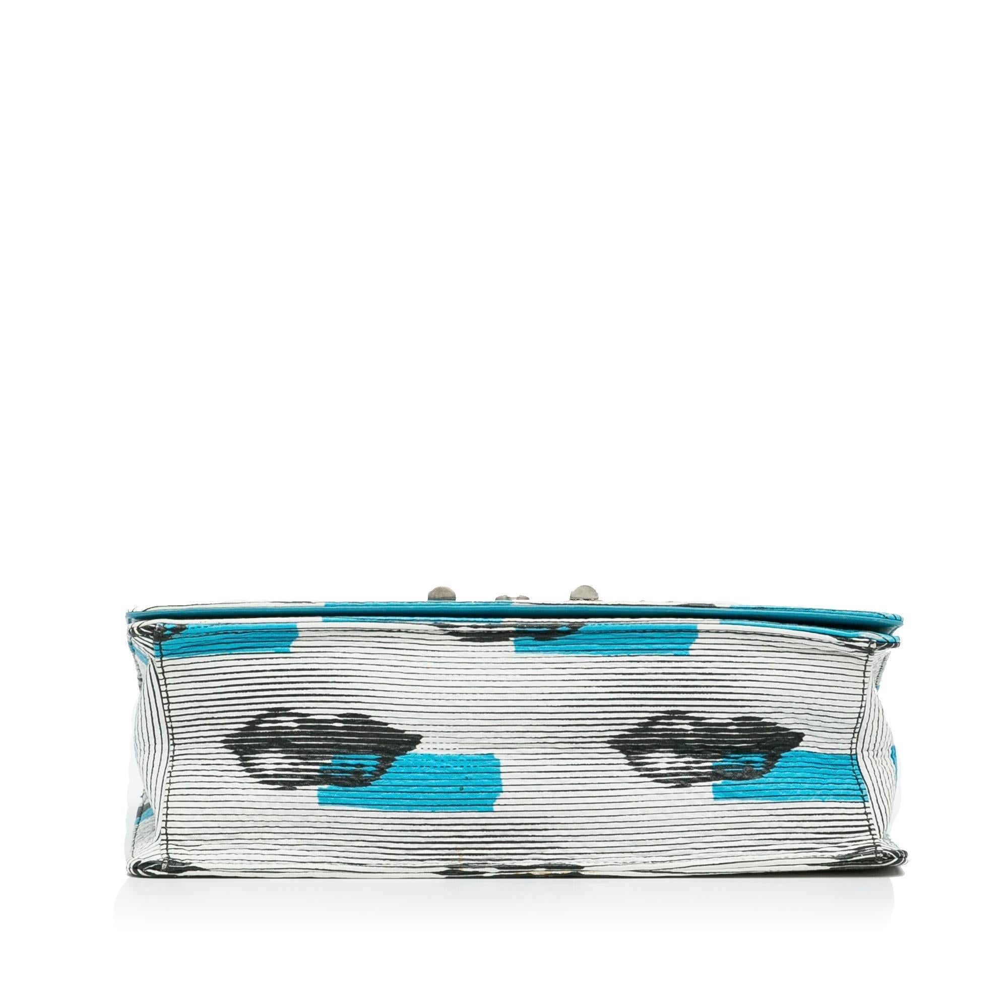 Prada Vitello Daino Lip Print Flap Bag (SHG-o50yHv)
