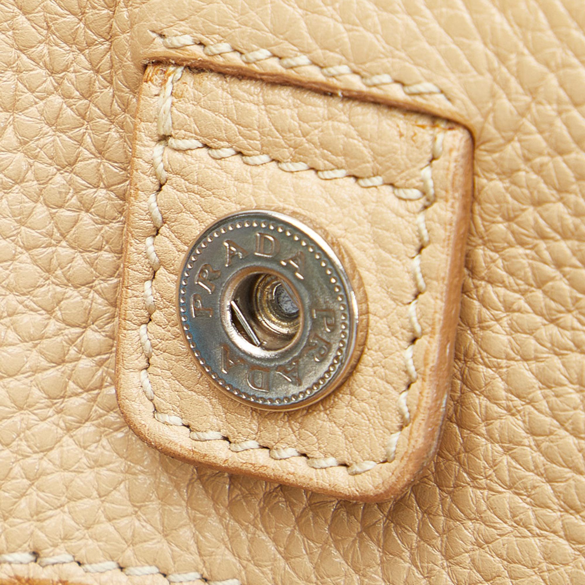 Prada Vitello Daino Satchel (SHG-KQP6jE)