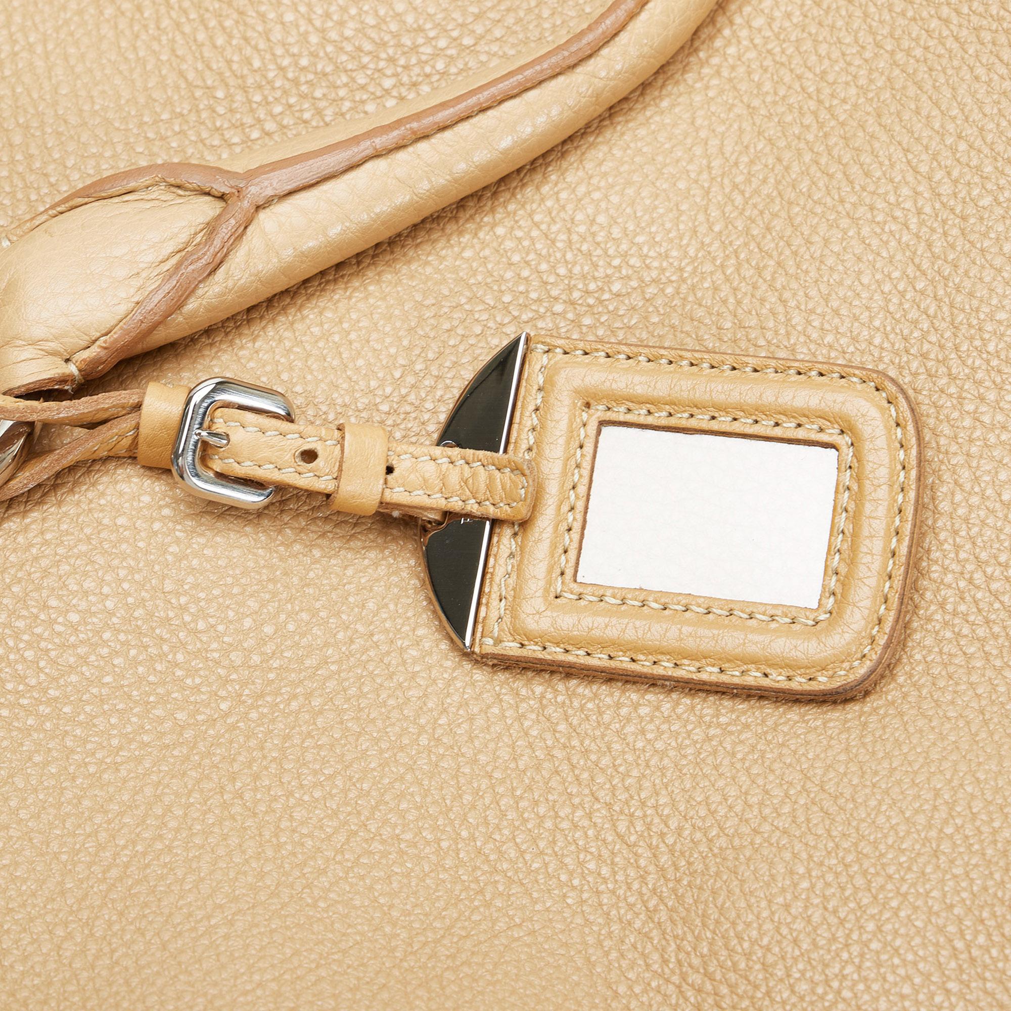 Prada Vitello Daino Satchel (SHG-KQP6jE)
