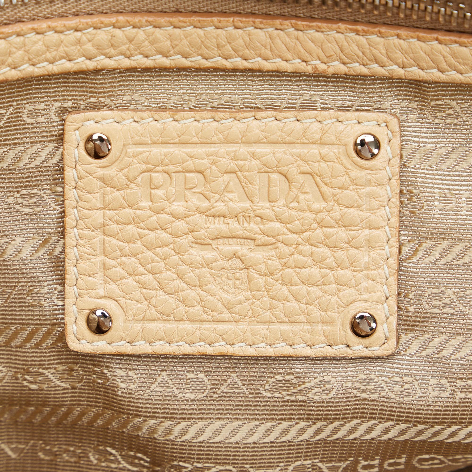 Prada Vitello Daino Satchel (SHG-KQP6jE)
