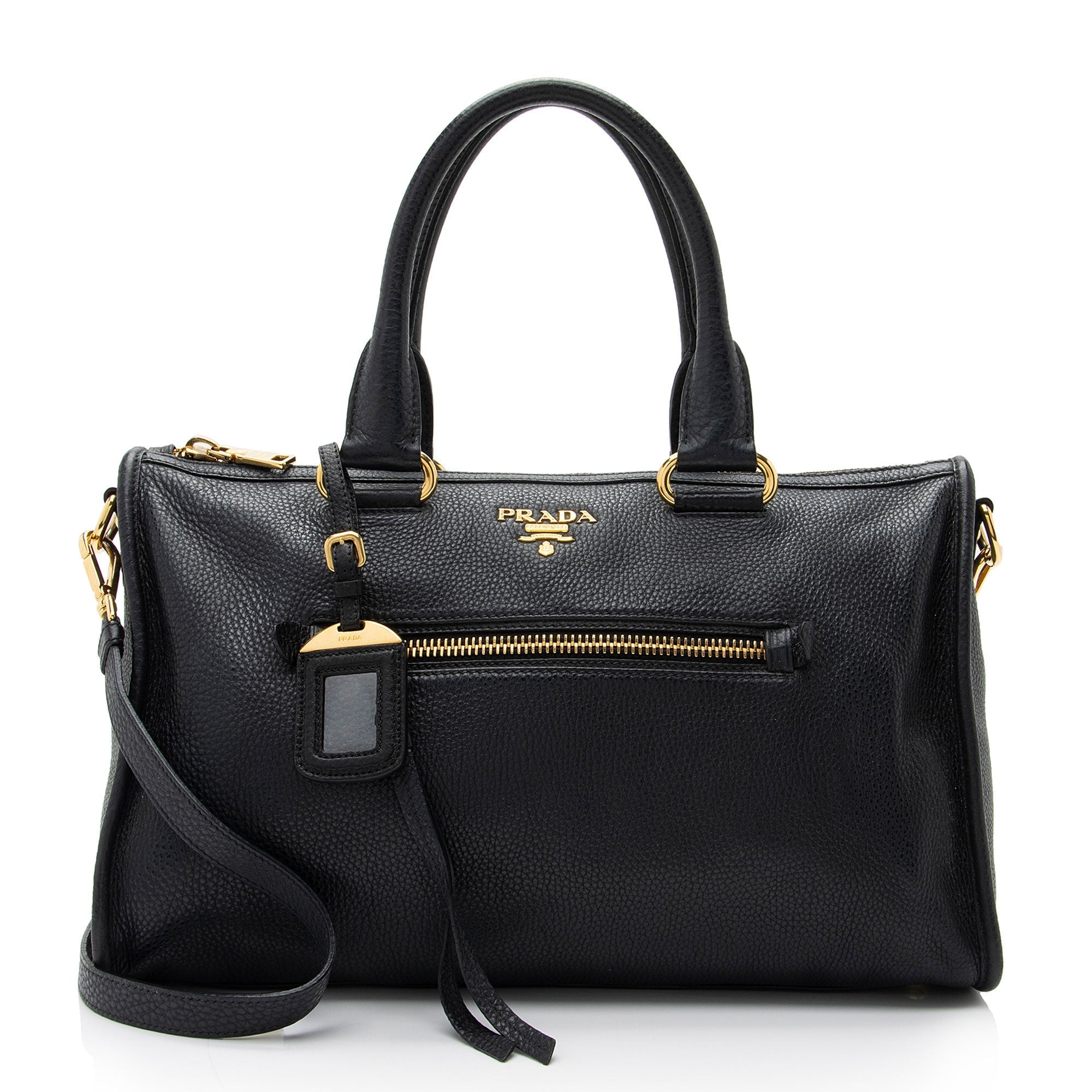 Prada Vitello Daino Satchel (SHF-snmaFa)