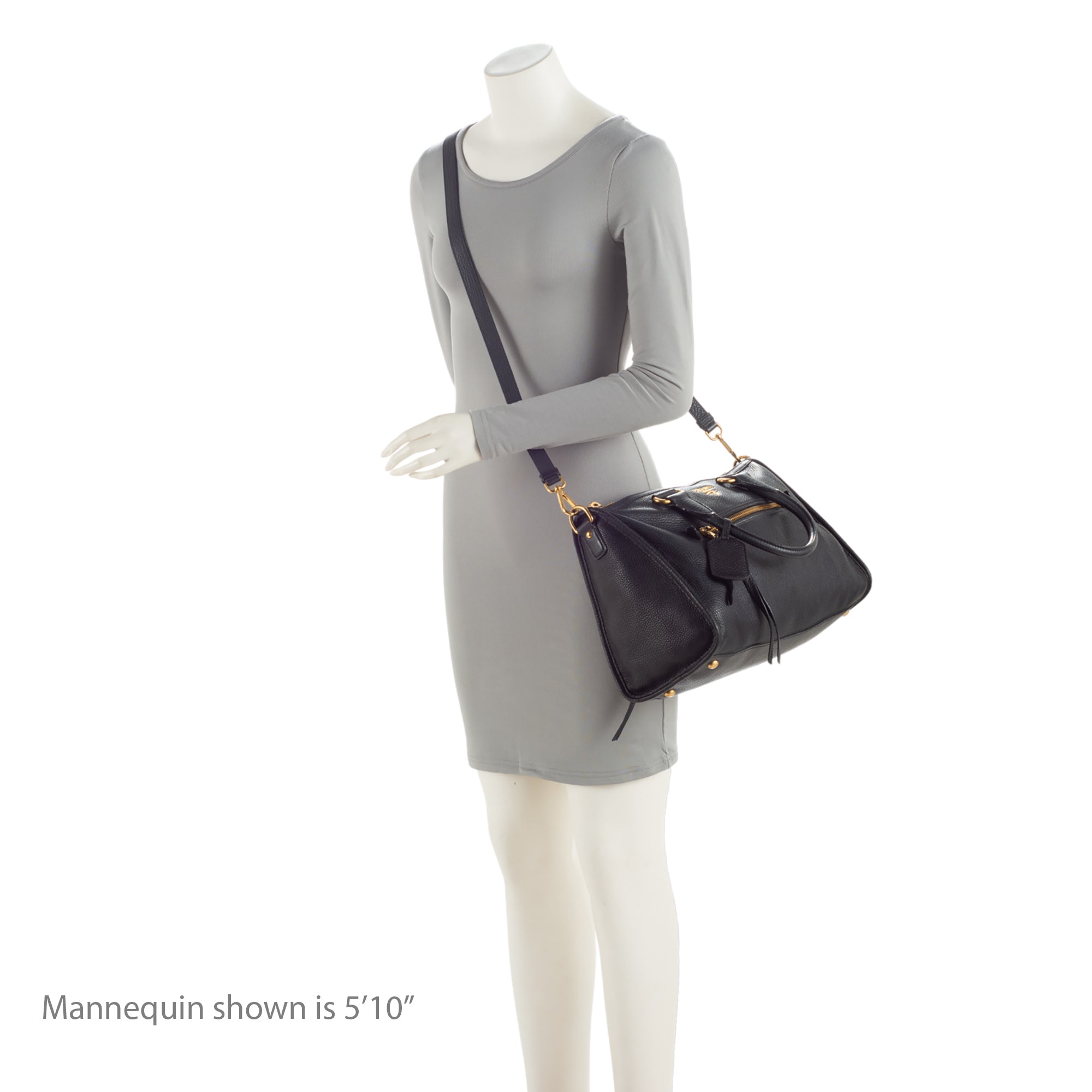 Prada Vitello Daino Satchel (SHF-snmaFa)
