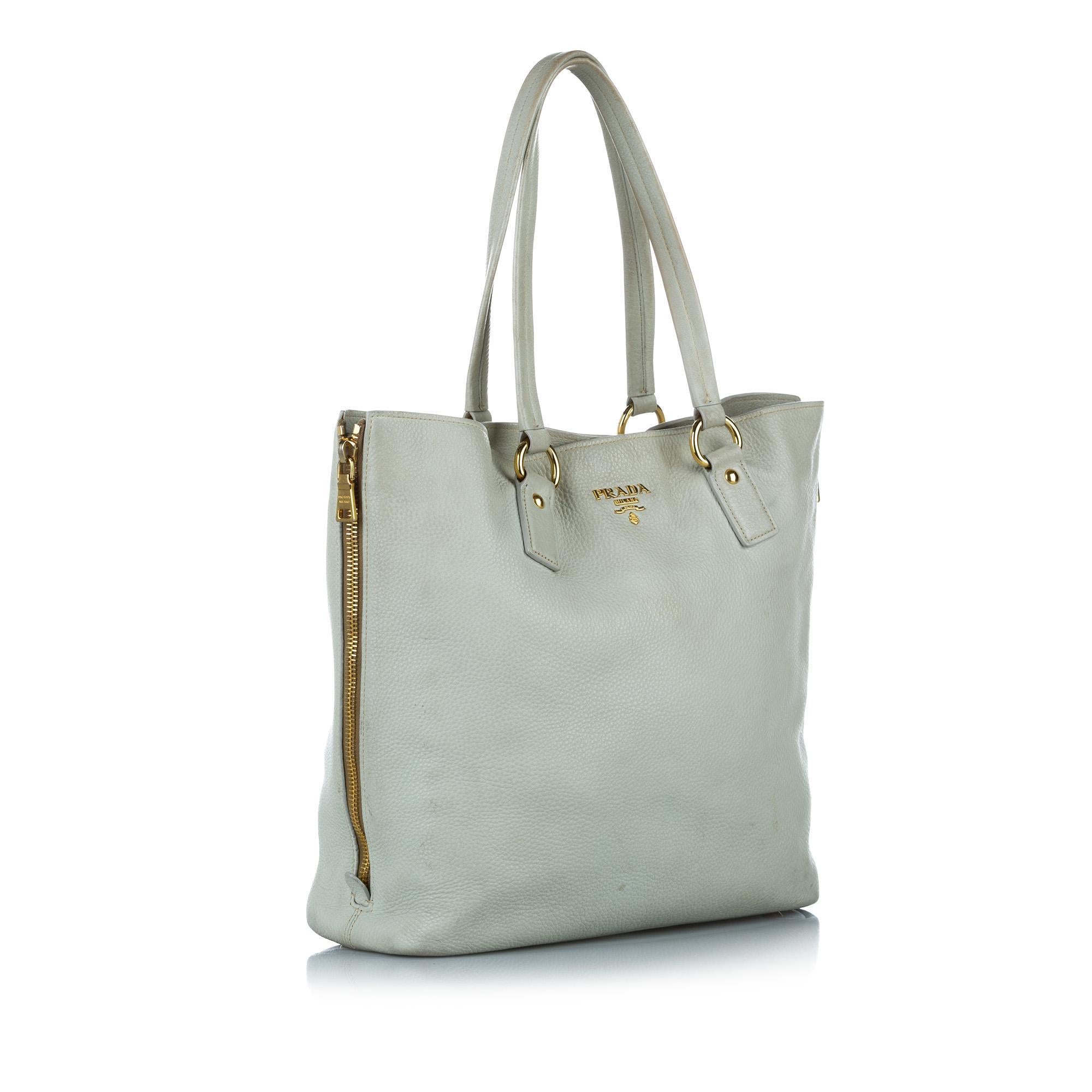 Prada Vitello Daino Tote Bag (SHG-19038)