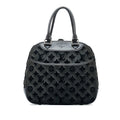 LOUIS VUITTON Monogram Tuffetage Deauville Cube Handbag