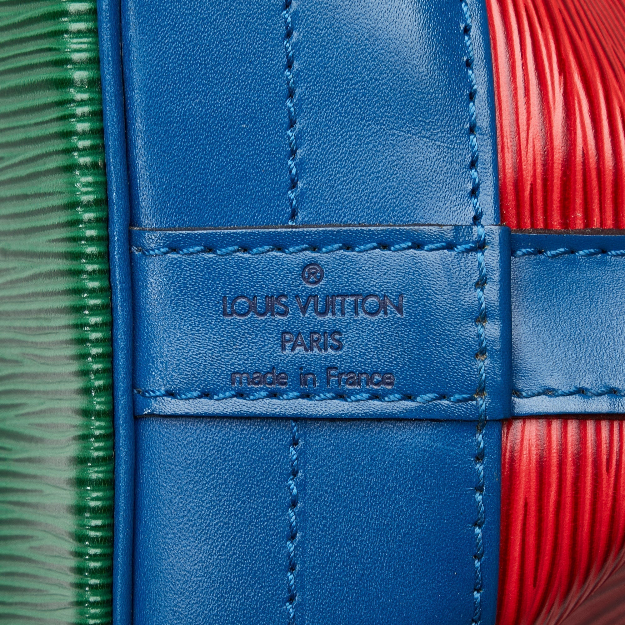 LOUIS VUITTON Epi Tricolor Noe GM Bucket Bag