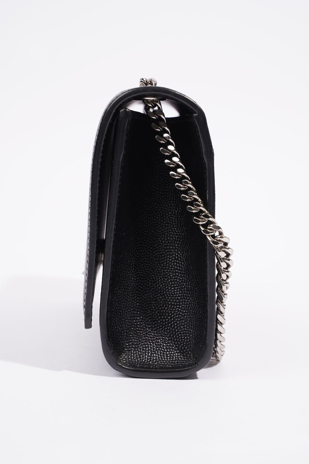 Saint Laurent Small Kate Black Grained Leather