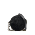 SAINT LAURENT Pony Hair Round Crossbody Crossbody Bag