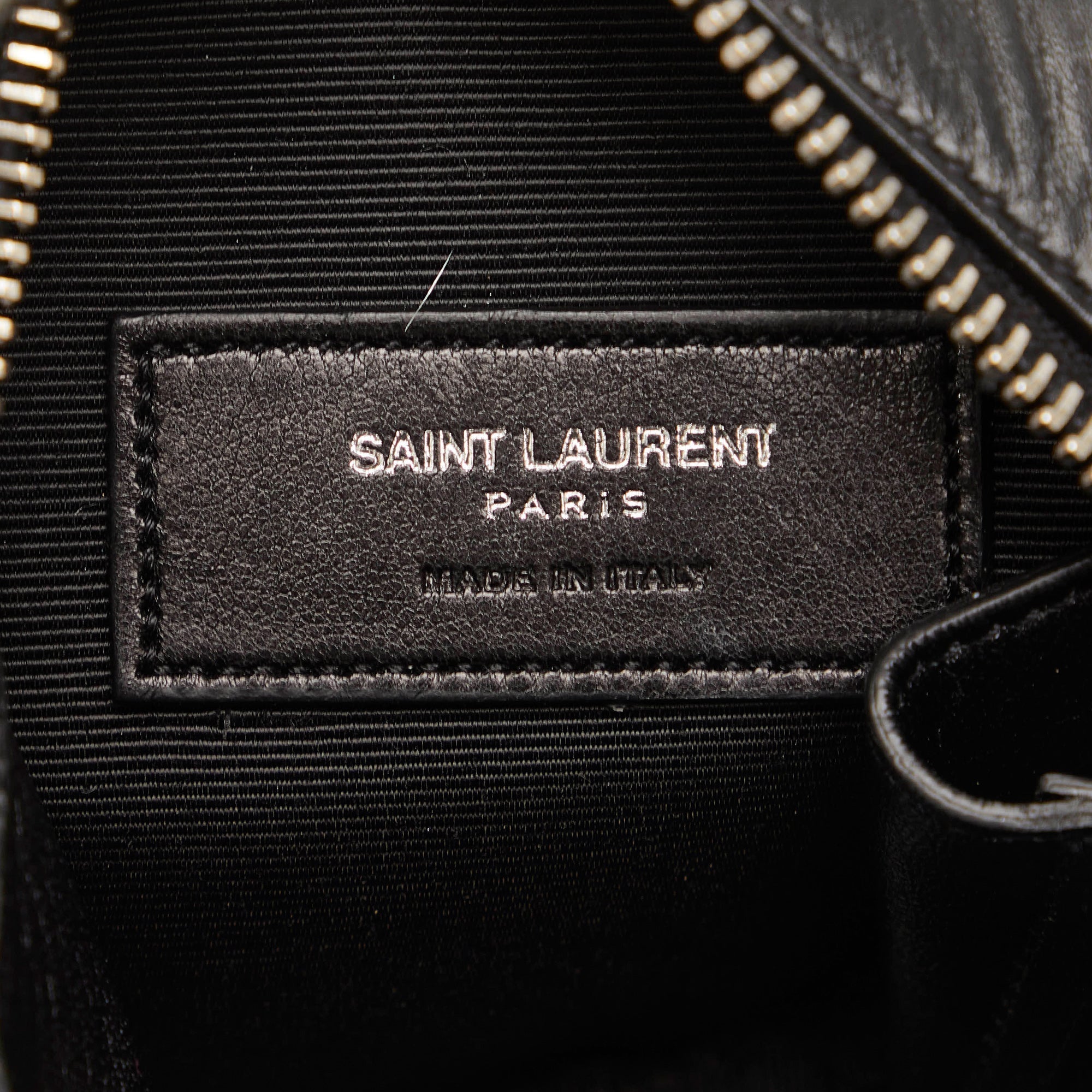 SAINT LAURENT Pony Hair Round Crossbody Crossbody Bag