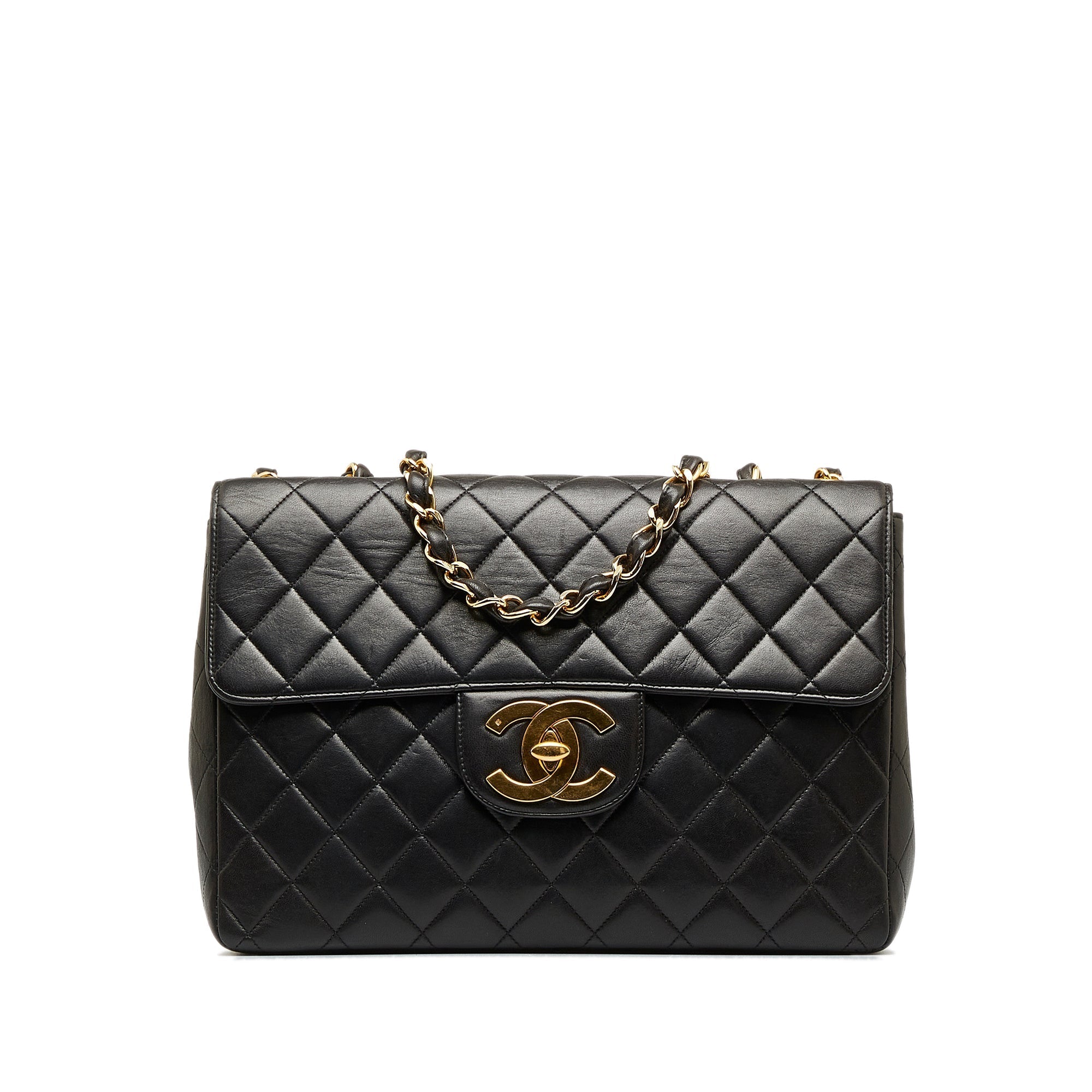 CHANEL Jumbo XL Classic Lambskin Single Flap Bag