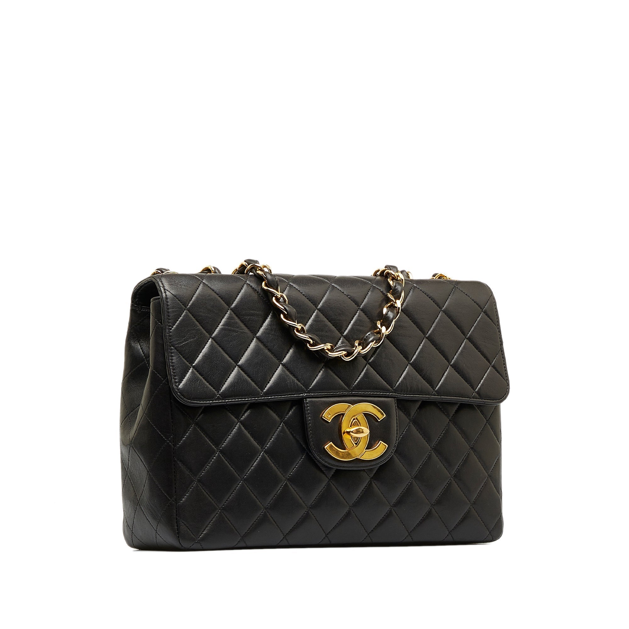 CHANEL Jumbo XL Classic Lambskin Single Flap Bag
