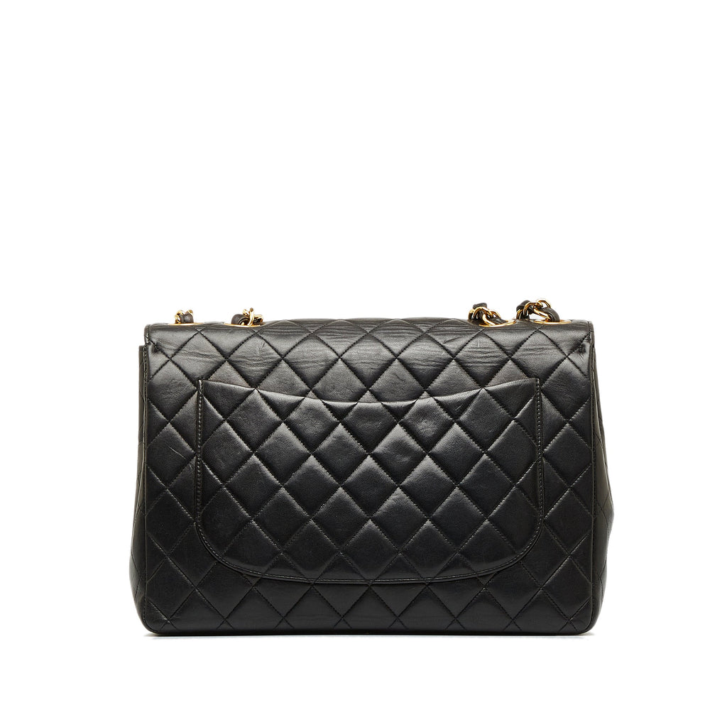 CHANEL Jumbo XL Classic Lambskin Single Flap Bag