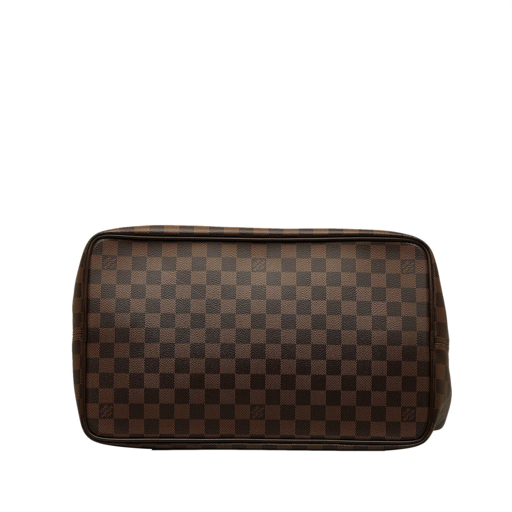 LOUIS VUITTON Damier Ebene Greenwich PM Travel Bag