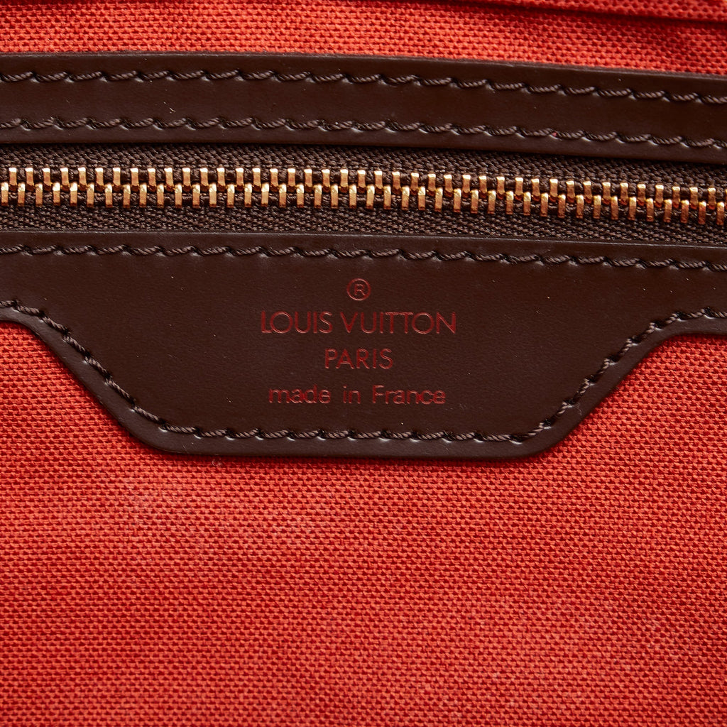 LOUIS VUITTON Damier Ebene Greenwich PM Travel Bag