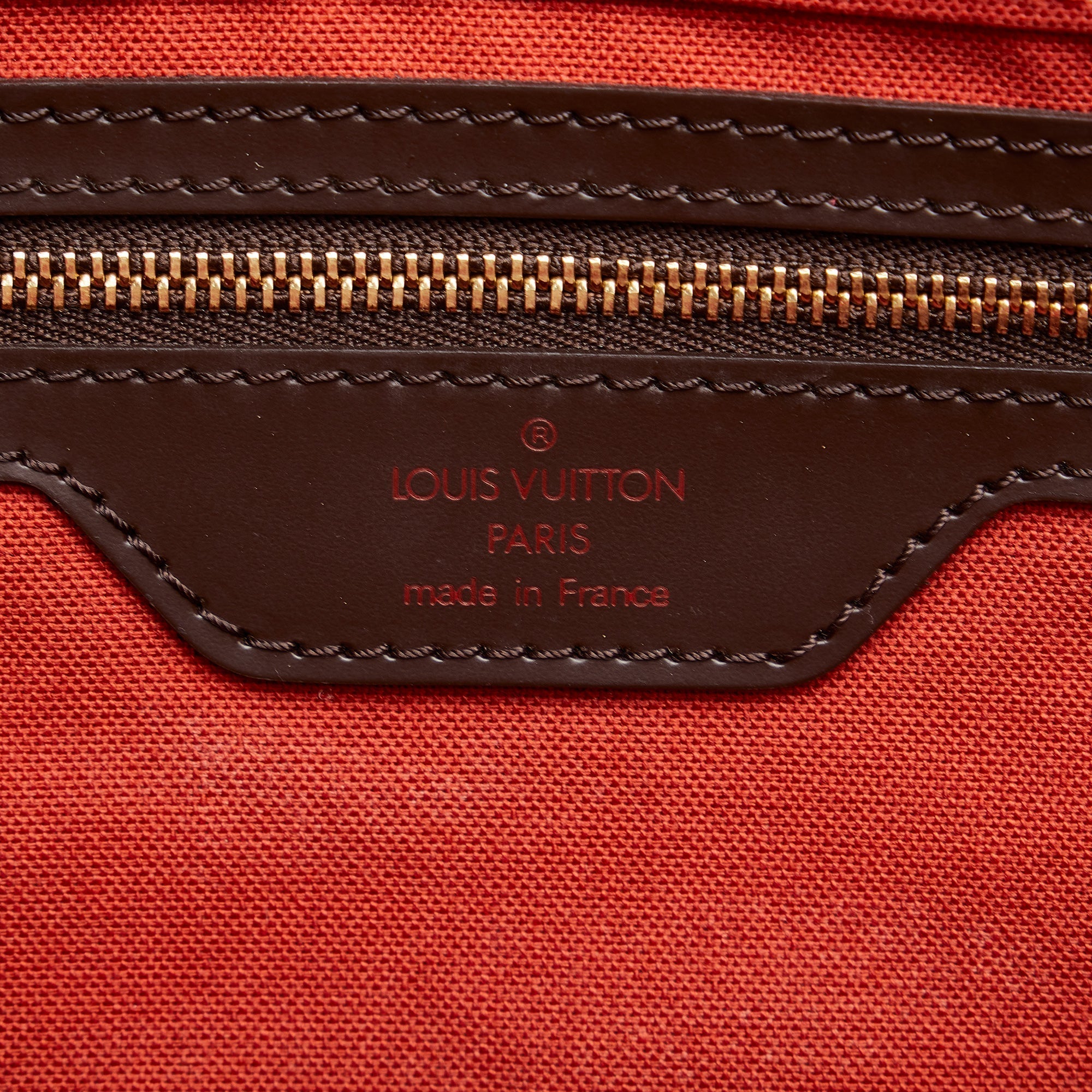 LOUIS VUITTON Damier Ebene Greenwich PM Travel Bag
