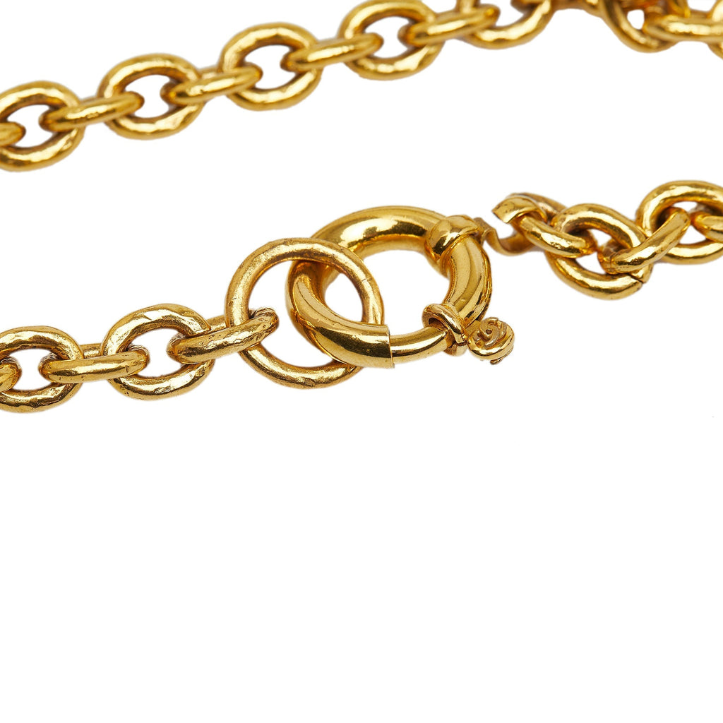 CHANEL CC Trinity Pendant Necklace Costume Necklace