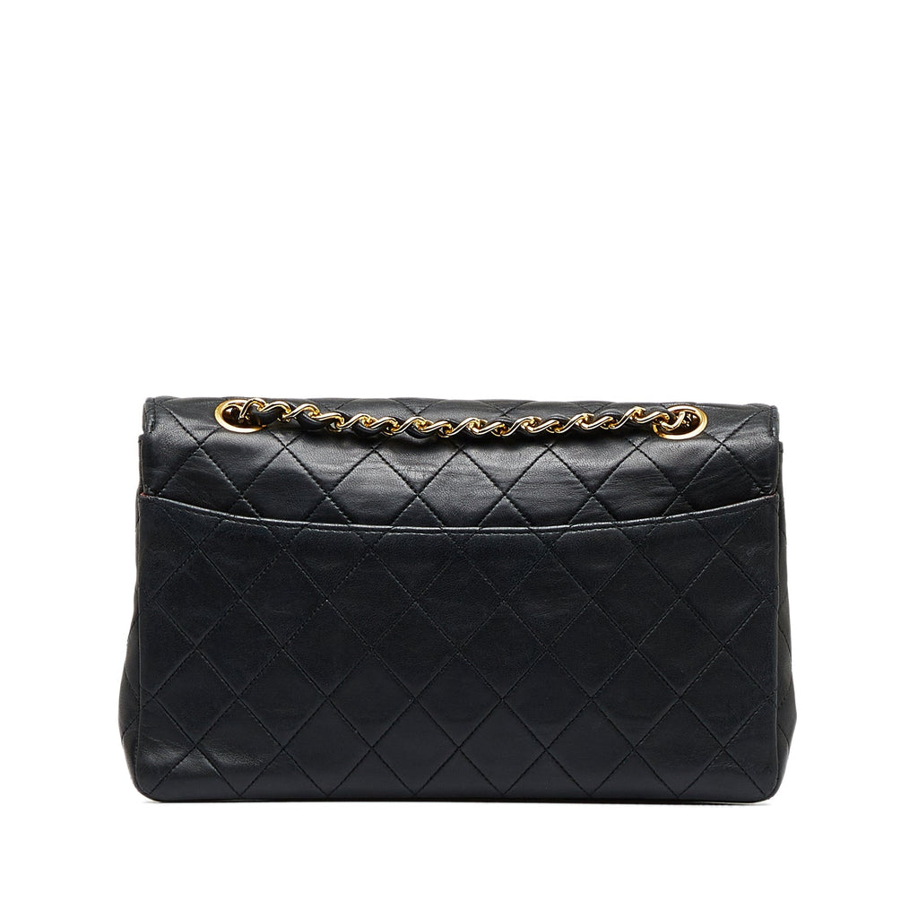 CHANEL Small Quilted Lambskin Single Flap Shoulder Bag