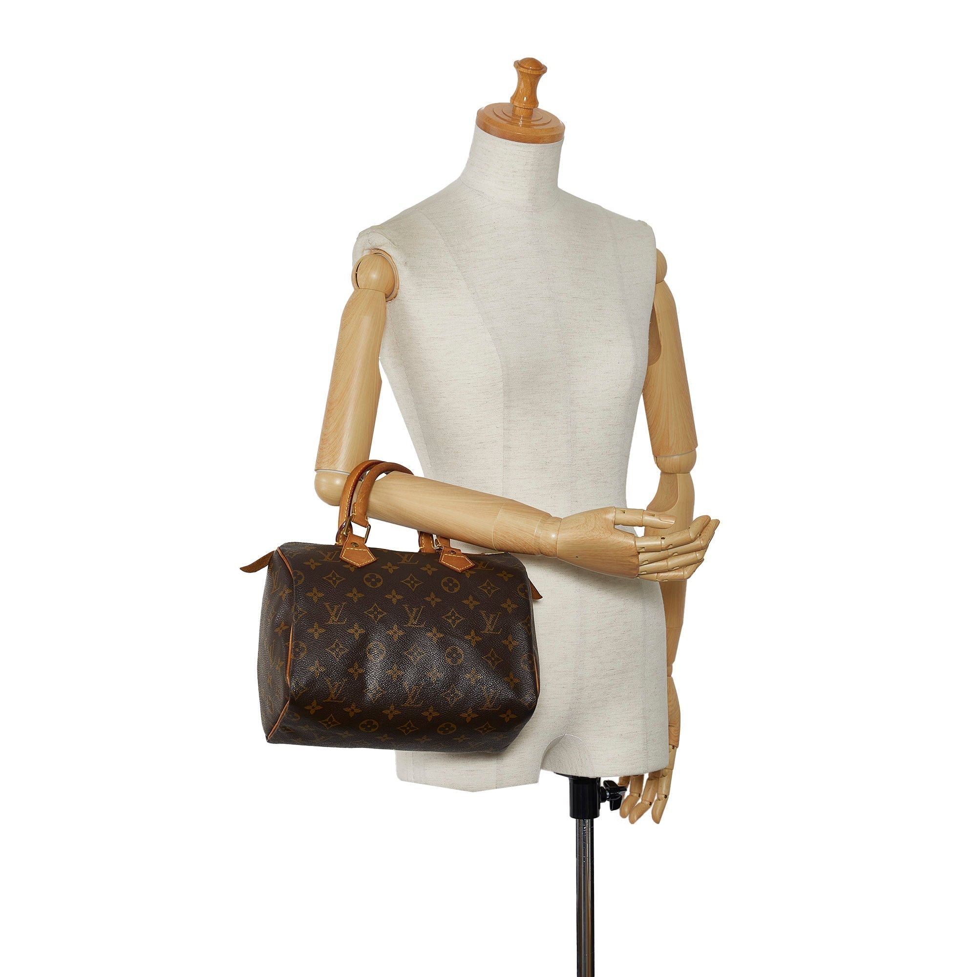 LOUIS VUITTON Monogram Speedy 25 Boston Bag