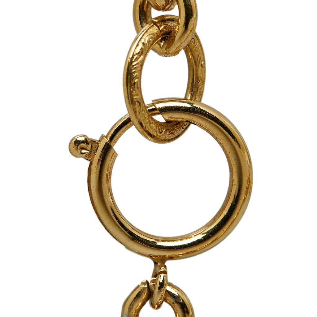CHANEL CC Pendant Necklace Costume Necklace