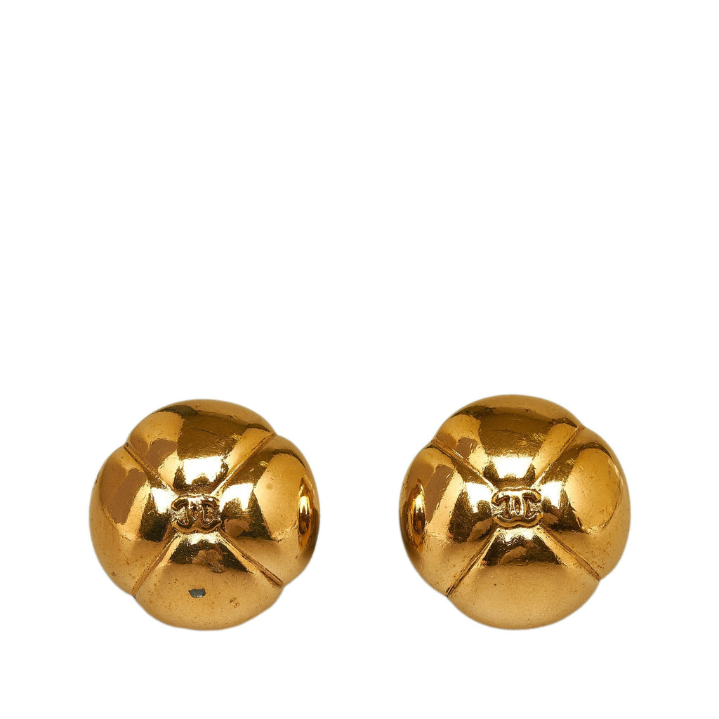 CHANEL CC Clip-on Earrings Costume Earrings