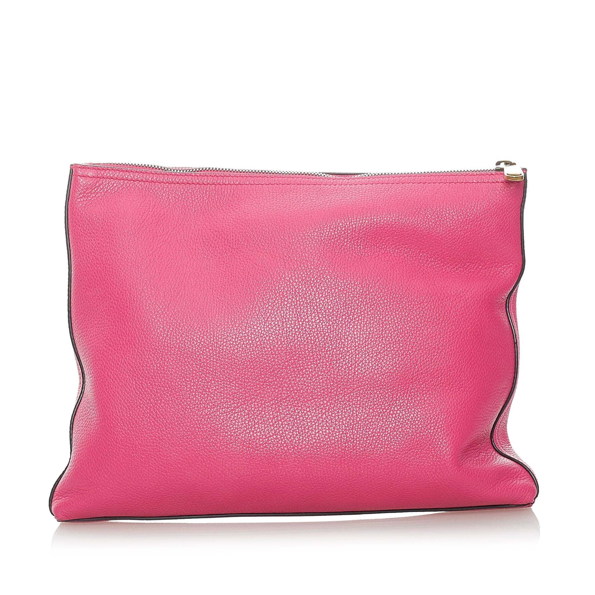 Gucci Logo Clutch Bag Pink